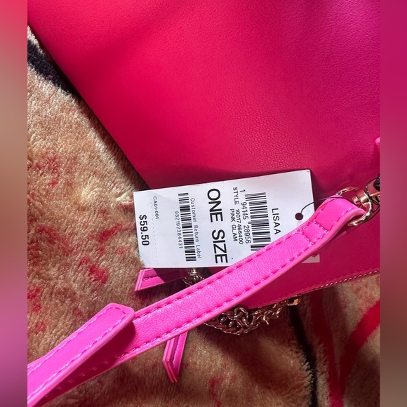 Small Fushia pink Crossbody purse INC brand NWT - Picture 9 of 16